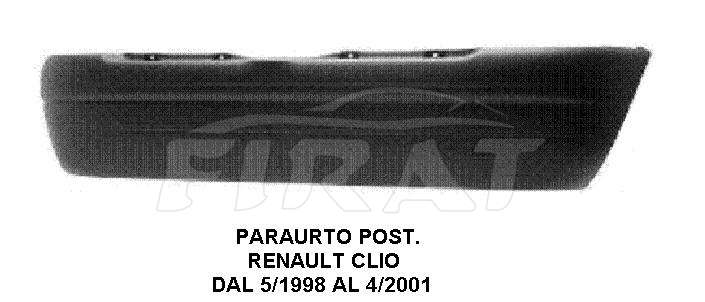 PLASTICA FANALINO FIAT PANDA 86 - 03 ANT.DX E SX ARANCIO